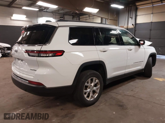 2021 Jeep Grand Cherokee Limited with VIN 1C4RJKBG8M8142906, listed as a IAAI auction lot 41779450 with 69,045 mi miles and . Bid and sale history available at DreamBid. Image 4.
