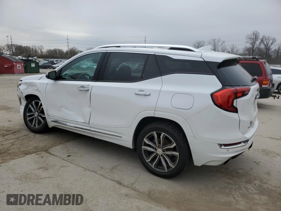 2019 GMC Terrain Denali with VIN 3GKALXEX1KL137663, listed as a Copart auction lot 52189135 with 98,477 mi miles and Salvage title. Bid and sale history available at DreamBid. Image 2.