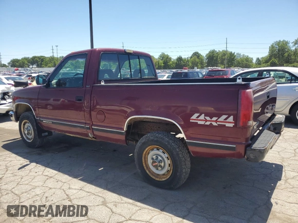 1993 GMC Sierra 1500 with VIN 1GTEK14K2PZ543759, listed as a Copart auction lot 60896034 with 25,244 mi miles and Clean Title. Bid and sale history available at DreamBid. Image 2.