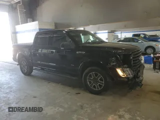 2017 Ford F-150 XL with VIN 1FTEW1EP5HKE46239, listed as a Copart auction lot 54219565 with 114,725 mi miles and Salvage Title. Bid and sale history available at carsss.com. Image 4.