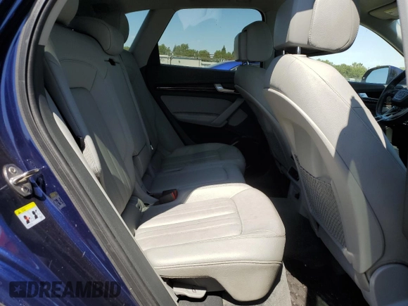 2020 Audi Q5 Premium Plus with VIN WA1BNAFY7L2034646, listed as a Copart auction lot 62927135 with 81,521 mi miles and Salvage title. Bid and sale history available at DreamBid. Image 11.
