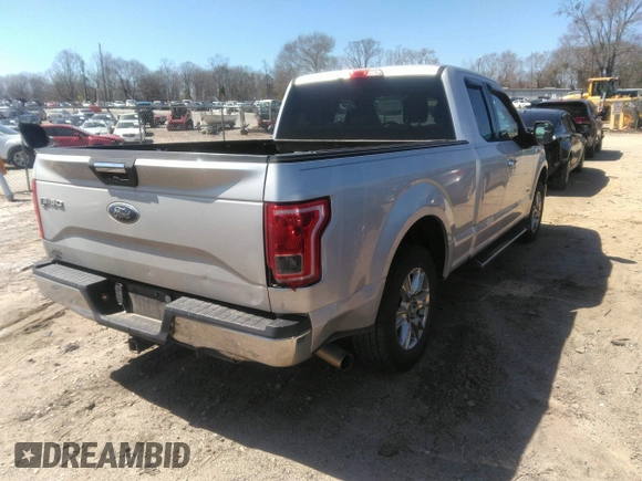 2016 Ford F-150 XL with VIN 1FTEX1CP4GFC05196, listed as a IAAI auction lot 41814514 with 206,486 mi miles and . Bid and sale history available at carsss.com. Image 4.