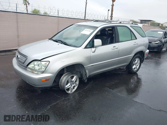 2001 Lexus RX 300 with VIN JTJGF10UX10106167, listed as a IAAI auction lot 42191985 with 194,200 mi miles and . Bid and sale history available at DreamBid. Image 2.