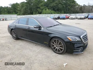 2020 Mercedes-Benz S-Class S 560 with VIN W1KUG8DB9LA569120, listed as a Copart auction lot 71278734 with 57,896 mi miles and Salvage Title. Bid and sale history available at carsss.com. Image 4.