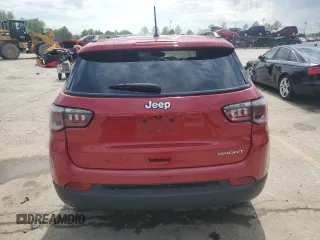 2018 Jeep Compass Sport с VIN 3C4NJCAB5JT214989, выставлен на аукционе Copart как лот 56196655 с пробегом 95 963 миль миль и Списание • Salvage title. История ставок и продаж доступна на DreamBid. Изображение 6.
