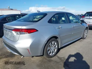 2020 Toyota Corolla LE with VIN JTDEPRAE5LJ065182, listed as a IAAI auction lot 41799613 with 53,193 mi miles. Bid and sale history available at carsss.com. Image 4.