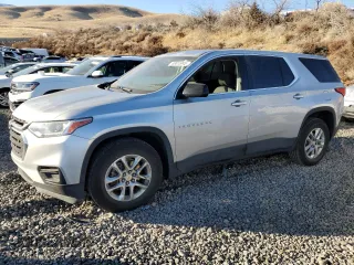 2020 Chevrolet Traverse LS with VIN 1GNEVFKW7LJ314438, listed as a Copart auction lot 88515045 with 50,064 mi miles and Salvage title. Bid and sale history available at DreamBid. Image 1.
