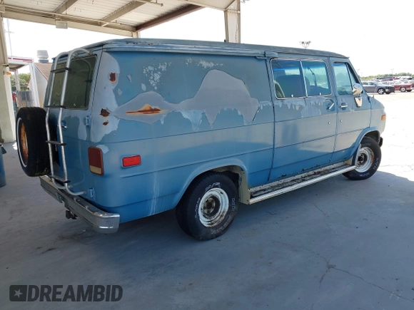 1989 Chevrolet Chevy Van z VIN 1GCEG25K3K7104404, wystawiony jako IAAI lot #42266335 z przebiegiem 96 272 mil mil oraz . Historia ofert i sprzedaży dostępna na DreamBid. Obrazek 4.