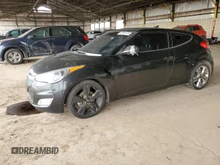 2017 Hyundai Veloster Value Edition with VIN KMHTC6AD1HU319500, listed as a Copart auction lot 49151125 with 103,938 mi miles and Clean Title. Bid and sale history available at carsss.com. Image 1.