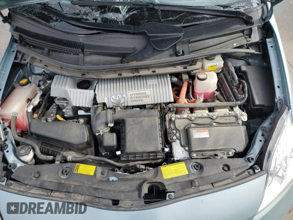 2014 Toyota Prius Four with VIN JTDKN3DUXE1813646, listed as a Copart auction lot 49413175 with 0 mi miles and Salvage Title. Bid and sale history available at carsss.com. Image 12.