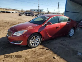 2014 Buick Regal with VIN 2G4GL5EX0E9225746, listed as a Copart auction lot 83232594 with 154,107 mi miles and Salvage Title. Bid and sale history available at DreamBid. Image 1.