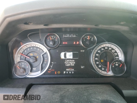 2018 Ram 1500 Big Horn with VIN 1C6RR7TT5JS241724, listed as a Copart auction lot 69193684 with 162,377 mi miles and Salvage title. Bid and sale history available at DreamBid. Image 9.