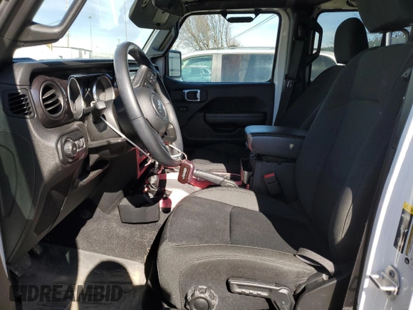 2021 Jeep Wrangler Unlimited Sport Altitude with VIN 1C4HJXDG2MW507355, listed as a Copart auction lot 45525405 with 22,511 mi miles and Salvage Title. Bid and sale history available at carsss.com. Image 7.