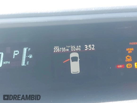 2014 Toyota Prius One with VIN JTDKDTB33E1061088, listed as a IAAI auction lot 42040762 with 206,735 mi miles and . Bid and sale history available at DreamBid. Image 15.