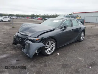 2024 Lexus IS 300 with VIN JTHCA1D2XR5129115, listed as a IAAI auction lot 41392713 with 10,319 mi miles and . Bid and sale history available at DreamBid. Image 2.