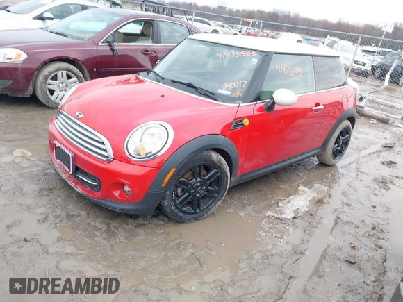 2012 MINI Hardtop with VIN WMWSU3C56CT540717, listed as a IAAI auction lot 41473583 with 103,245 mi miles and . Bid and sale history available at DreamBid. Image 2.