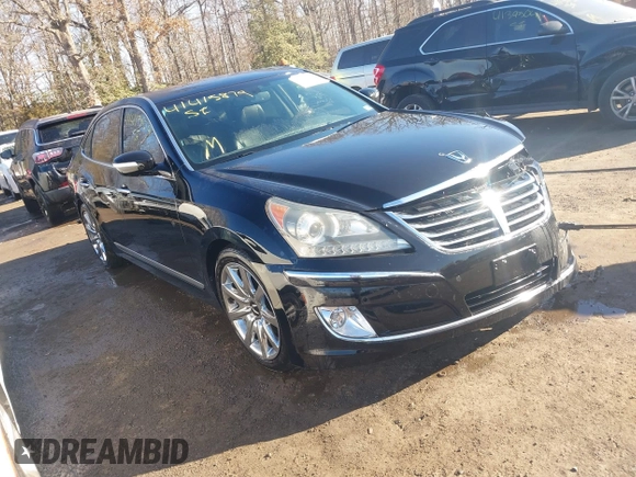 2011 Hyundai Equus Signature with VIN KMHGH4JF2BU033929, listed as a IAAI auction lot 41415879 with 149,149 mi miles and . Bid and sale history available at DreamBid. Image 1.