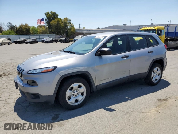 2015 Jeep Cherokee Sport с VIN 1C4PJLABXFW573085, выставлен на аукционе Copart как лот 65019735 с пробегом 78 181 миль миль и Чистый • Clean title. История ставок и продаж доступна на DreamBid. Изображение 1.