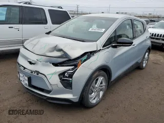2022 Chevrolet Bolt EV 1LT with VIN 1G1FW6S09N4102267, listed as a Copart auction lot 50403955 with 16,837 mi miles and Salvage Title. Bid and sale history available at carsss.com. Image 1.