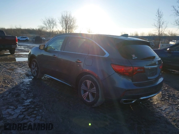 2020 Acura MDX with VIN 5J8YD4H31LL007797, listed as a IAAI auction lot 41109200 with 70,470 mi miles. Bid and sale history available at carsss.com. Image 3.