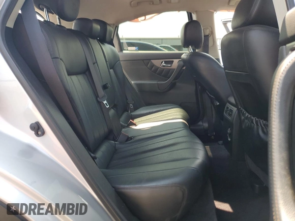 2014 Infiniti QX70 with VIN JN8CS1MW8EM411680, listed as a Copart auction lot 60350065 with 124,245 mi miles and Salvage title. Bid and sale history available at DreamBid. Image 11.