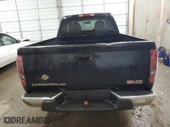 2005 GMC Canyon SLE Z85 with VIN 1GTCS196758223049, listed as a Copart auction lot 72267814 with 356,966 mi miles and Salvage Title. Bid and sale history available at carsss.com. Image 6.