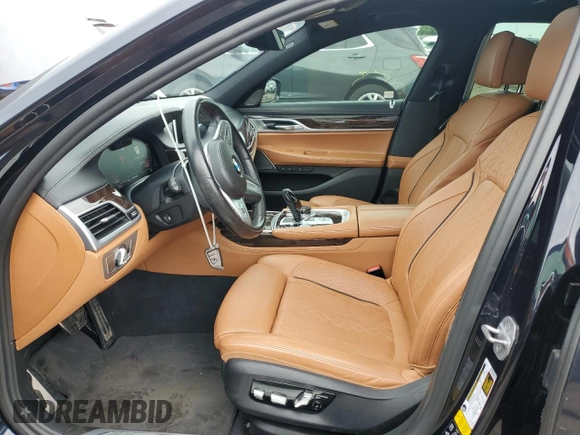 2021 BMW 7 Series 750i xDrive with VIN WBA7U2C09MCE47490, listed as a Copart auction lot 63747813 with 66,925 mi miles. Bid and sale history available at carsss.com. Image 7.