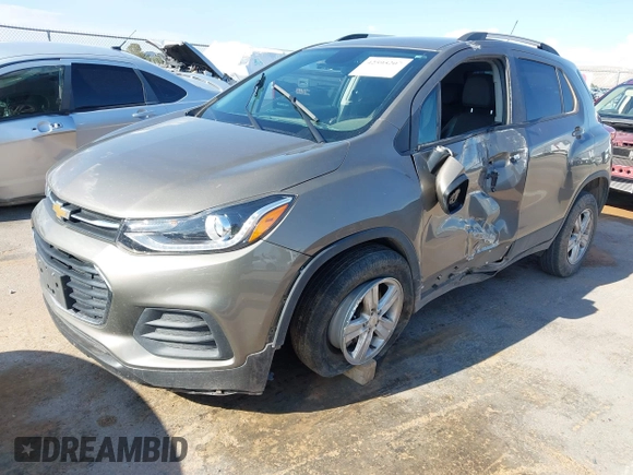 2022 Chevrolet Trax LT with VIN KL7CJPSM0NB568096, listed as a IAAI auction lot 42595207 with 30,128 mi miles and . Bid and sale history available at DreamBid. Image 18.