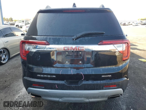 2023 GMC Acadia SLT with VIN 1GKKNUL4XPZ208462, listed as a Copart auction lot 55305995 with 69,366 mi miles and Clean Title. Bid and sale history available at DreamBid. Image 6.