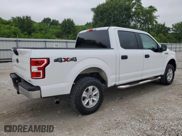 2020 Ford F-150 XL with VIN 1FTEW1E43LKD42136, listed as a Copart auction lot 59444145 with 142,294 mi miles and Salvage title. Bid and sale history available at DreamBid. Image 3.