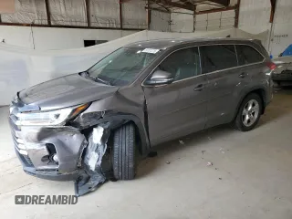 2017 Toyota Highlander Limited with VIN 5TDDZRFH0HS472796, listed as a Copart auction lot 59101275 with 98,191 mi miles and Salvage title. Bid and sale history available at DreamBid. Image 1.