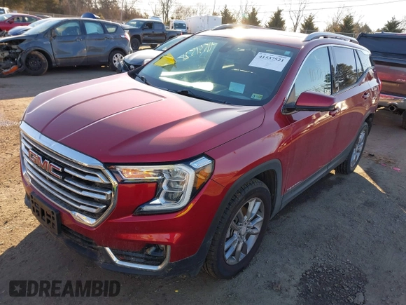 2022 GMC Terrain SLT with VIN 3GKALVEV3NL115803, listed as a IAAI auction lot 41537521 with 45,374 mi miles and . Bid and sale history available at DreamBid. Image 17.