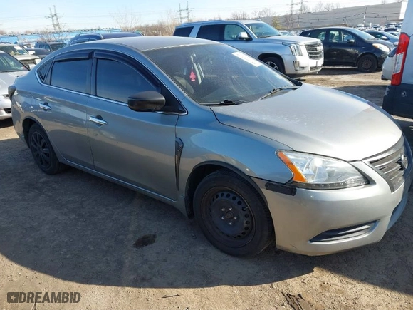 2014 Nissan Sentra SV with VIN 3N1AB7AP1EY259728, listed as a IAAI auction lot 41494434 with 103,413 mi miles. Bid and sale history available at carsss.com. Image 1.