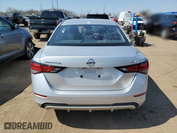 2023 Nissan Sentra SV with VIN 3N1AB8CV0PY278369, listed as a Copart auction lot 54359165 with 51,782 mi miles and Salvage Title. Bid and sale history available at DreamBid. Image 6.