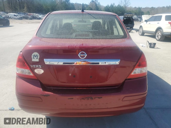 2009 Nissan Versa 1.8 S with VIN 3N1BC11E19L382090, listed as a Copart auction lot 49597565 with 203,464 mi miles and Salvage Title. Bid and sale history available at carsss.com. Image 6.