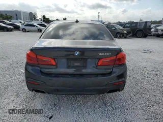 2017 BMW 5 Series 540i with VIN WBAJE5C39HG915941, listed as a Copart auction lot 49083145 with 85,511 mi miles and Salvage Title. Bid and sale history available at carsss.com. Image 6.