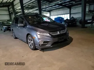 2020 Honda Odyssey Touring with VIN 5FNRL6H89LB015159, listed as a Copart auction lot 85996814 with 65,234 mi miles and Salvage Title. Bid and sale history available at DreamBid. Image 12.
