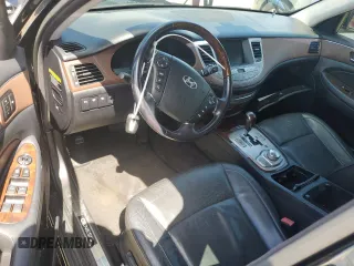 2009 Hyundai Genesis with VIN KMHGC46F89U032611, listed as a Copart auction lot 73835574 with 0 mi miles and Salvage Title. Bid and sale history available at carsss.com. Image 8.
