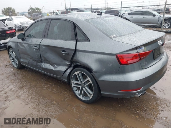 2020 Audi A3 Sedan Premium with VIN WAUAUGFF5LA104296, listed as a IAAI auction lot 41629104 with 60,474 mi miles. Bid and sale history available at carsss.com. Image 3.