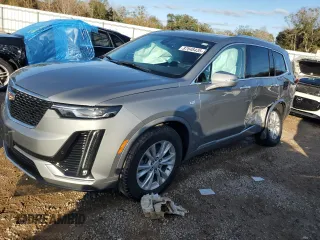 2023 Cadillac XT6 FWD Luxury with VIN 1GYKPAR48PZ115719, listed as a Copart auction lot 87848435 with 17,597 mi miles and Salvage Title. Bid and sale history available at DreamBid. Image 1.