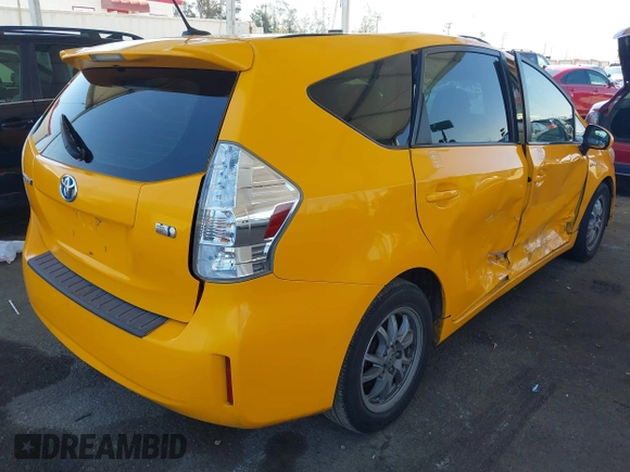2013 Toyota Prius Two with VIN JTDZN3EU2D3254285, listed as a IAAI auction lot 42014558 with 369,654 mi miles and . Bid and sale history available at carsss.com. Image 4.