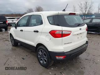 2021 Ford EcoSport S with VIN MAJ3S2FE8MC405765, listed as a IAAI auction lot 41913832 with 63,293 mi miles and . Bid and sale history available at DreamBid. Image 3.