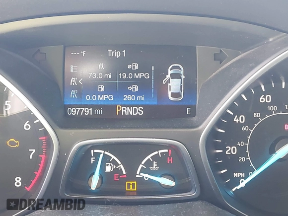 2018 Ford Escape SE with VIN 1FMCU9GDXJUA92416, listed as a IAAI auction lot 41848682 with 97,791 mi miles. Bid and sale history available at carsss.com. Image 16.