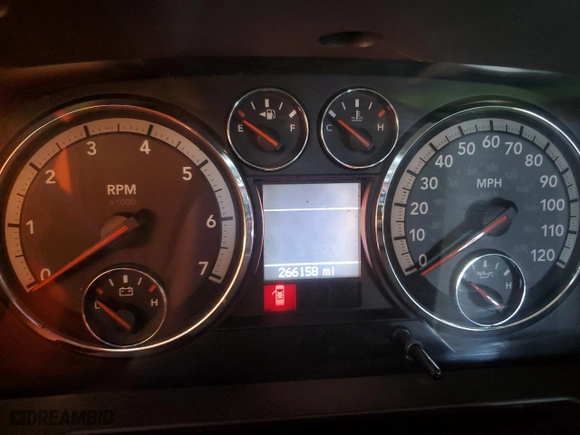 2009 Dodge Ram 1500 Sport with VIN 1D3HB13T59S730472, listed as a Copart auction lot 53499745 with 266,158 mi miles and Salvage Title. Bid and sale history available at carsss.com. Image 9.