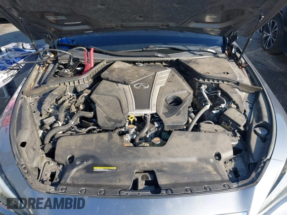 2018 Infiniti Q50 3.0t LUXE with VIN JN1EV7AP0JM592010, listed as a IAAI auction lot 41521512 with 103,966 mi miles. Bid and sale history available at carsss.com. Image 10.