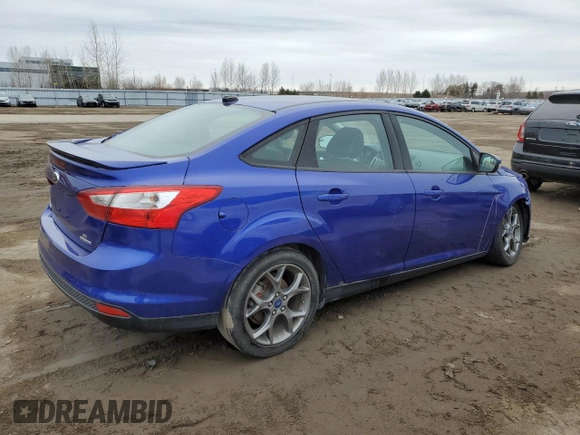 2013 Ford Focus SE with VIN 1FADP3F25DL214614, listed as a Copart auction lot 50951125 with 122,614 mi miles and Salvage Title. Bid and sale history available at carsss.com. Image 3.