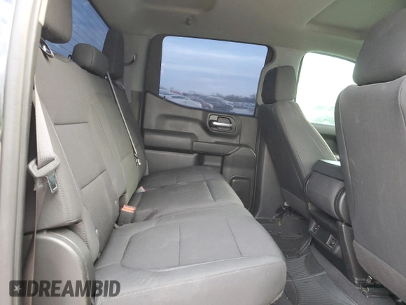 2021 Chevrolet Silverado 1500 Custom with VIN 1GCPYBEK9MZ394709, listed as a Copart auction lot 85477834 with 38,313 mi miles and Salvage Title. Bid and sale history available at DreamBid. Image 10.