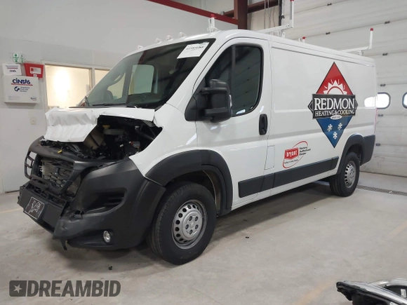2024 Ram ProMaster Cargo Tradesman with VIN 3C6LRVVG8RE129248, listed as a IAAI auction lot 41985688 with 15,770 mi miles. Bid and sale history available at carsss.com. Image 21.