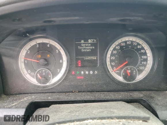 2016 Ram 1500 Tradesman with VIN 3C6JR7DT9GG262927, listed as a Copart auction lot 54697925 with 144,509 mi miles and Salvage title. Bid and sale history available at DreamBid. Image 9.