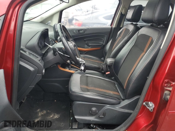 2018 Ford EcoSport SES with VIN MAJ6P1CL1JC198949, listed as a Copart auction lot 42748455 with 91,266 mi miles and Salvage Title. Bid and sale history available at DreamBid. Image 7.